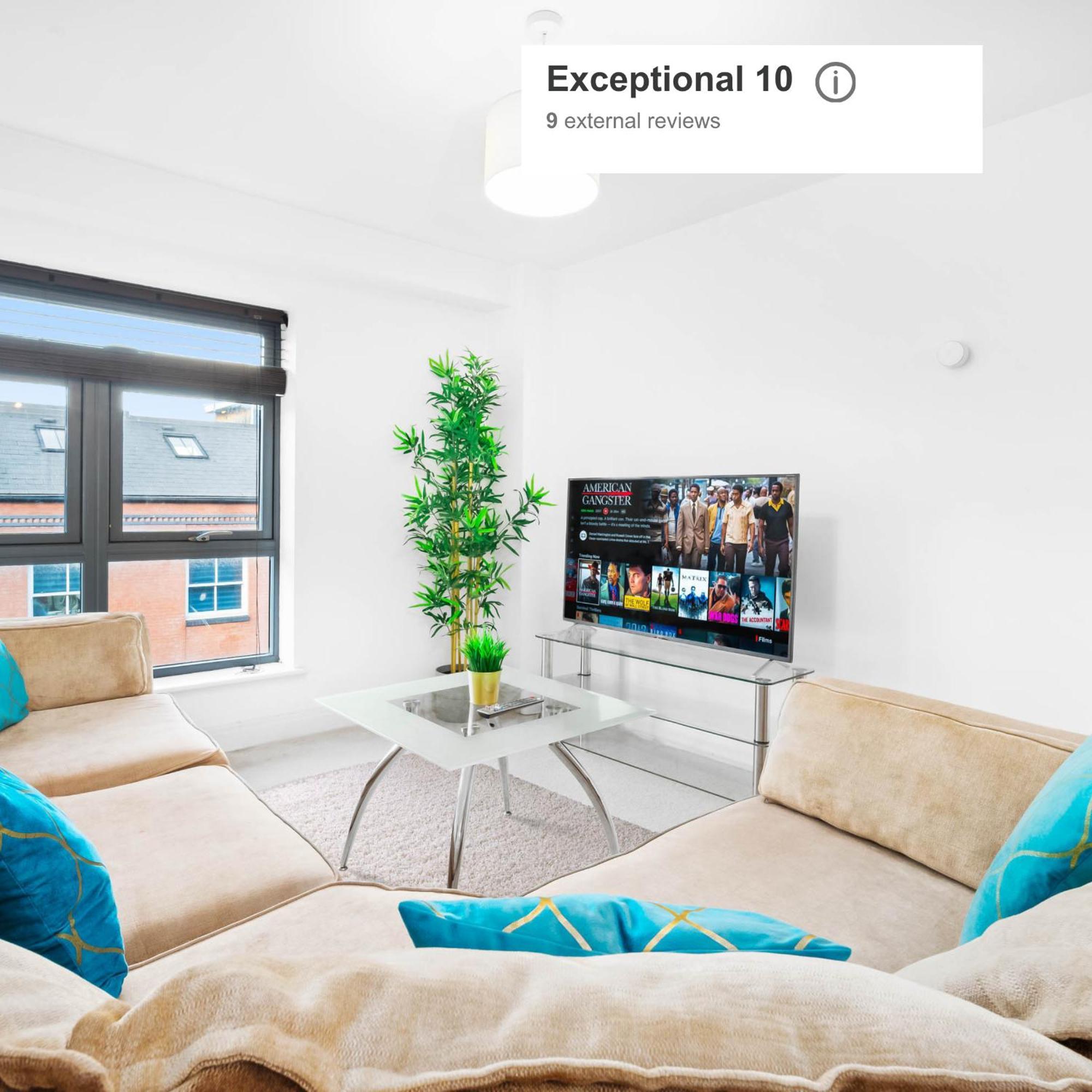 Birmingham City Centre Apartment - Wifi - Netflix - Top Rated - 59L Bagian luar foto
